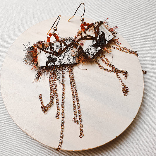 “Thread & Testament” Earrings – Ephemera Collection