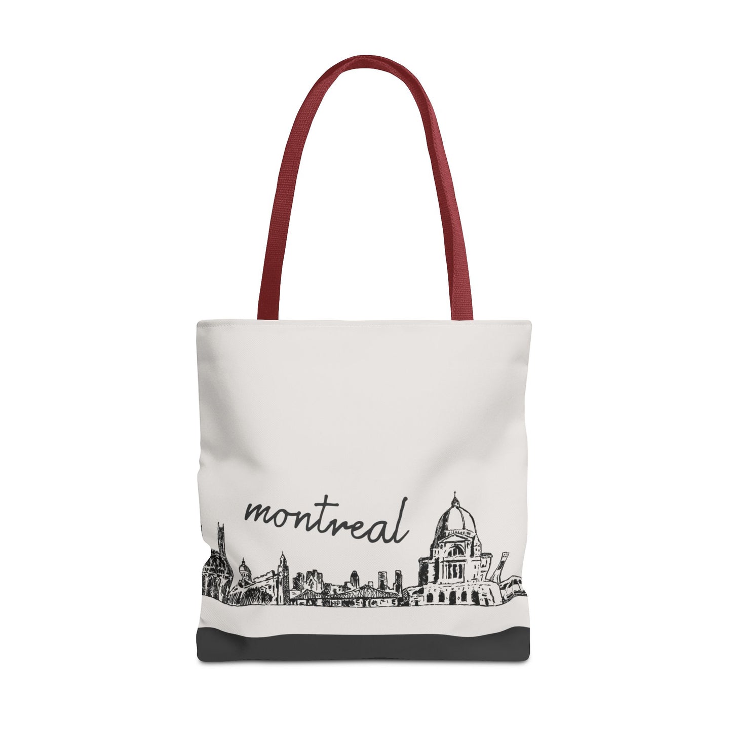 Montreal Travel Tote Bag – Lightweight Wanderlight Tote, Skyline Design, Durable Everyday Adventure Bag