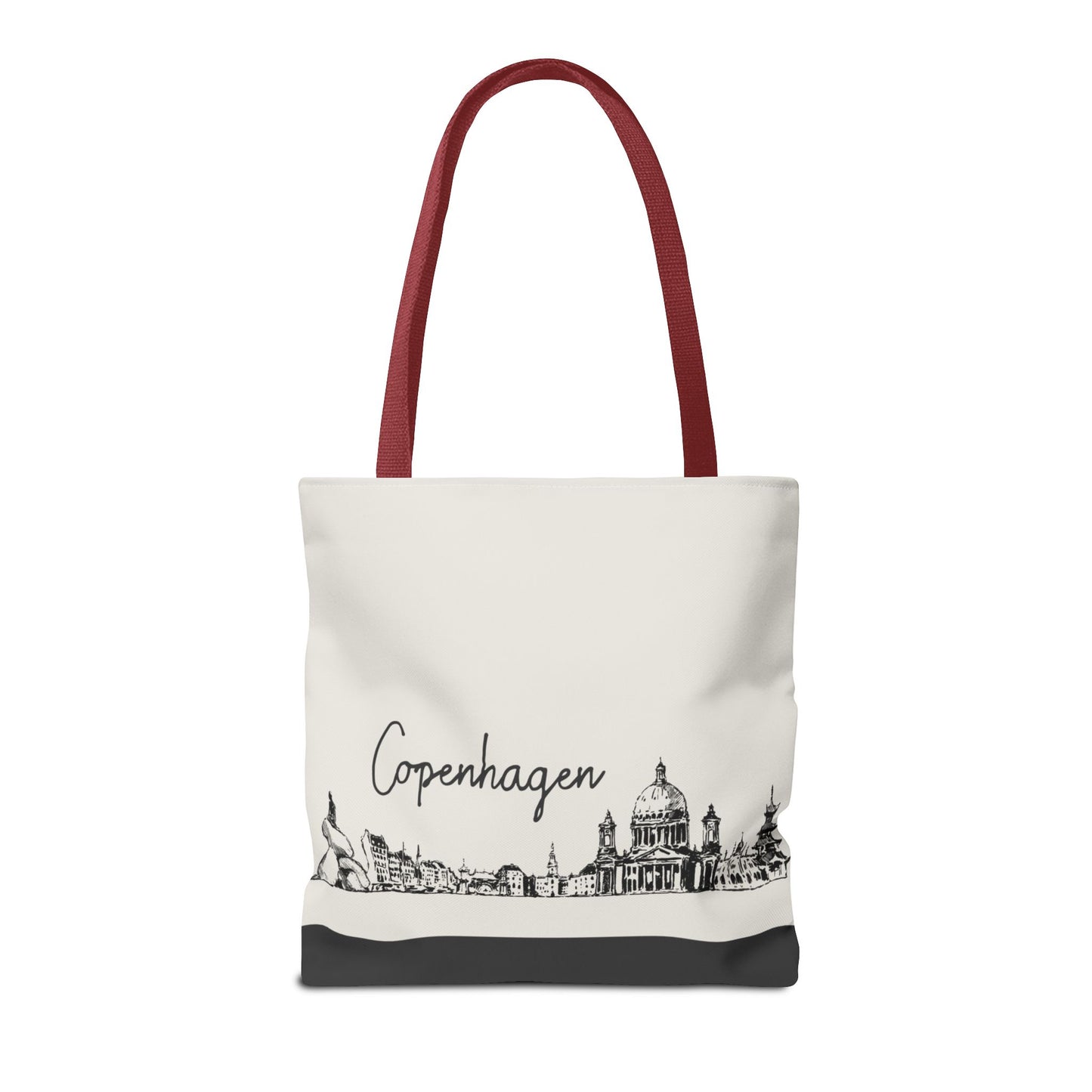 Copenhagen Travel Tote Bag – Lightweight Wanderlight Tote, Skyline Design, Durable Everyday Adventure Bag