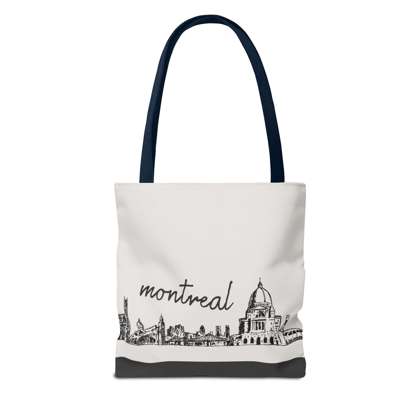 Montreal Travel Tote Bag – Lightweight Wanderlight Tote, Skyline Design, Durable Everyday Adventure Bag
