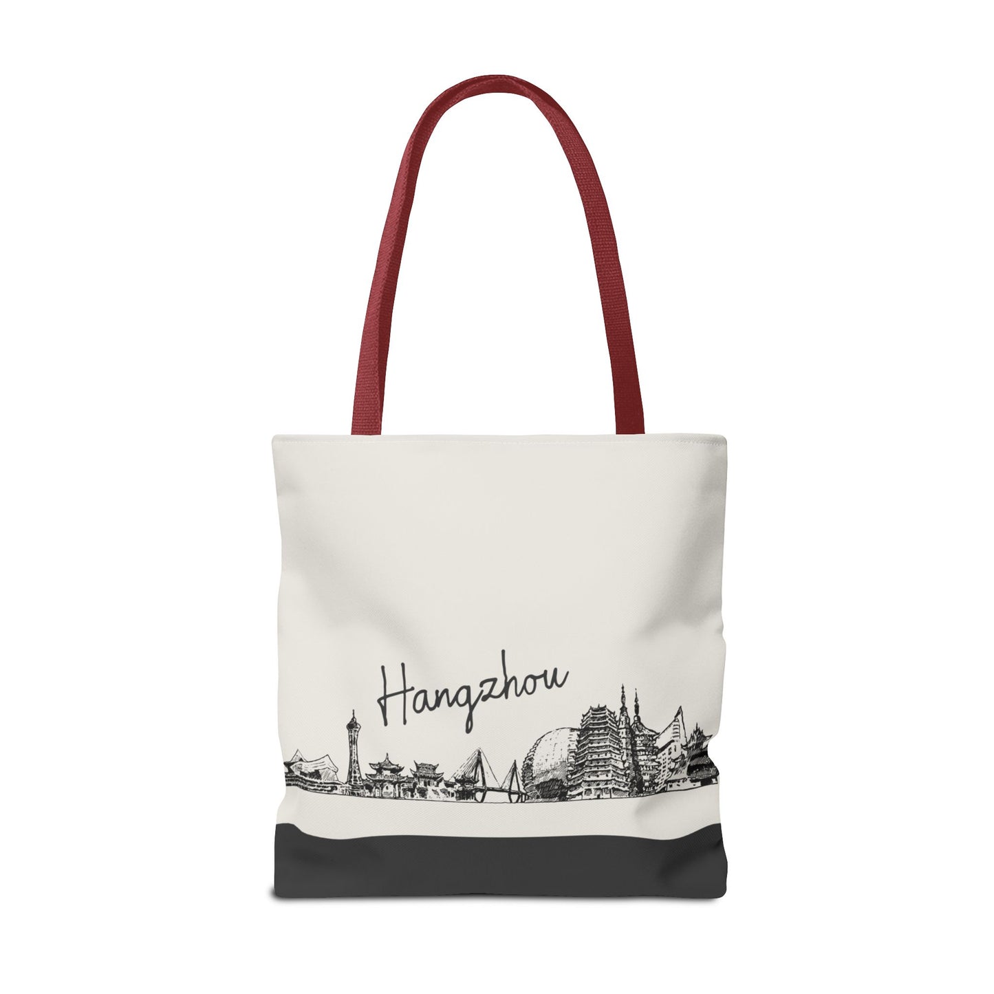 Hangzhou Travel Tote Bag – Lightweight Wanderlight Tote, Skyline Design, Durable Everyday Adventure Bag