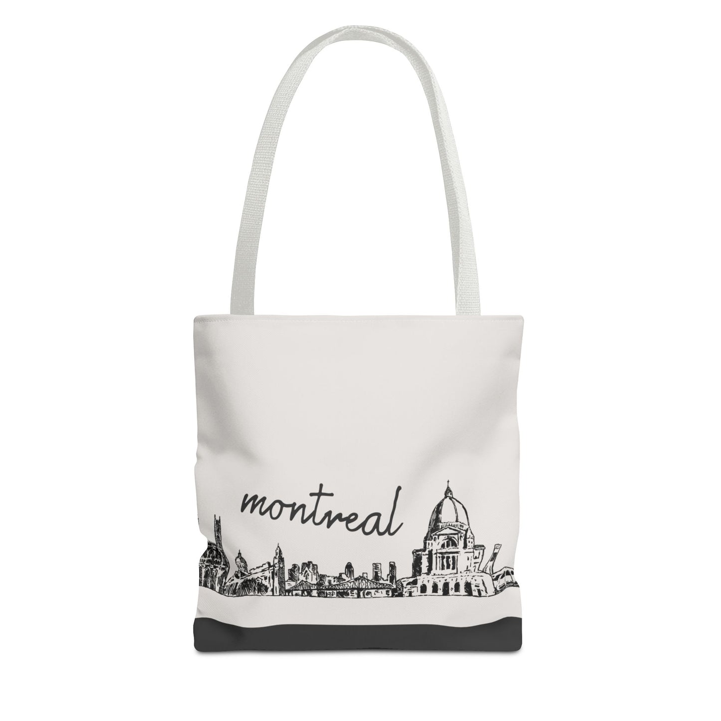 Montreal Travel Tote Bag – Lightweight Wanderlight Tote, Skyline Design, Durable Everyday Adventure Bag
