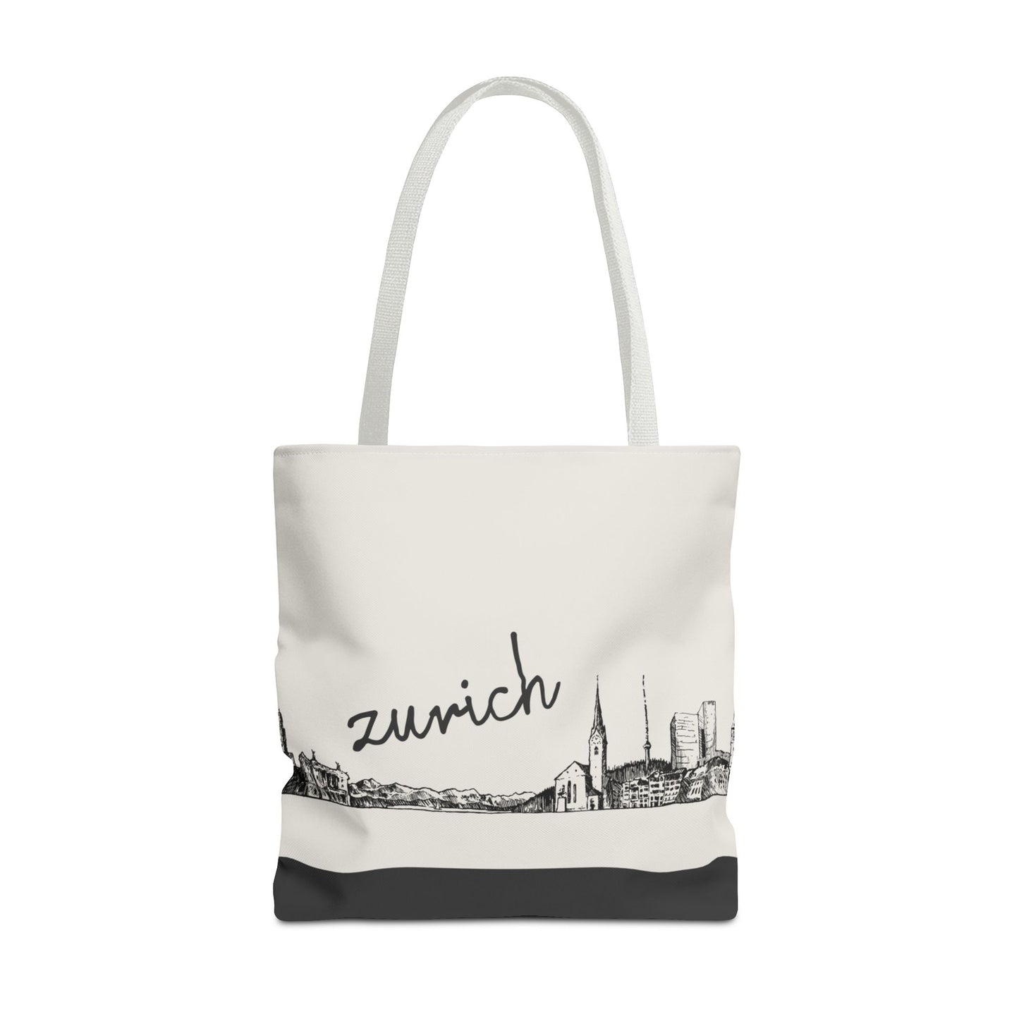 Zurich Travel Tote Bag – Lightweight Wanderlight Tote, Skyline Design, Durable Everyday Adventure Bag