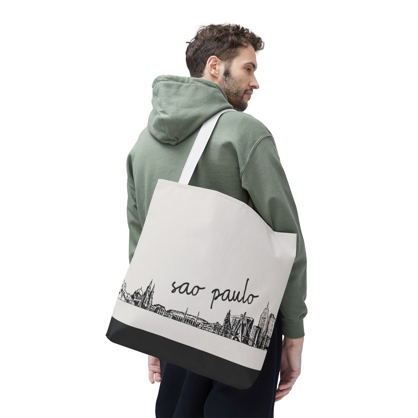 São Paulo Travel Tote Bag – Lightweight Wanderlight Tote, Skyline Design, Durable Everyday Adventure Bag