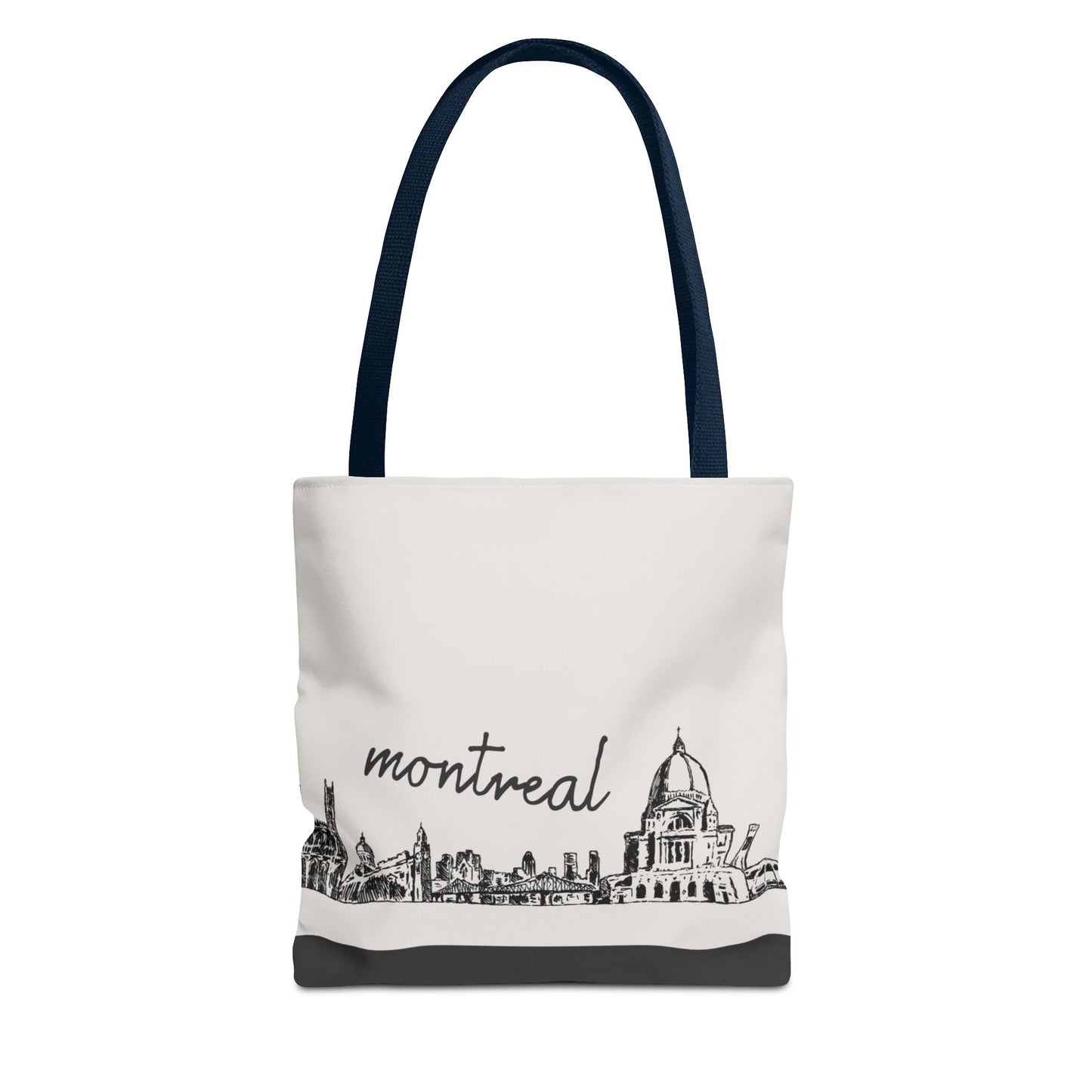 Montreal Travel Tote Bag – Lightweight Wanderlight Tote, Skyline Design, Durable Everyday Adventure Bag
