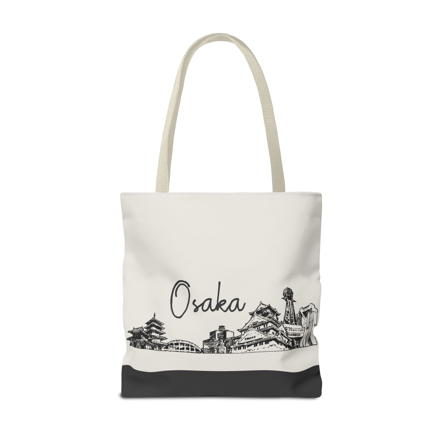 Osaka Travel Tote Bag – Lightweight Wanderlight Tote, Skyline Design, Durable Everyday Adventure Bag