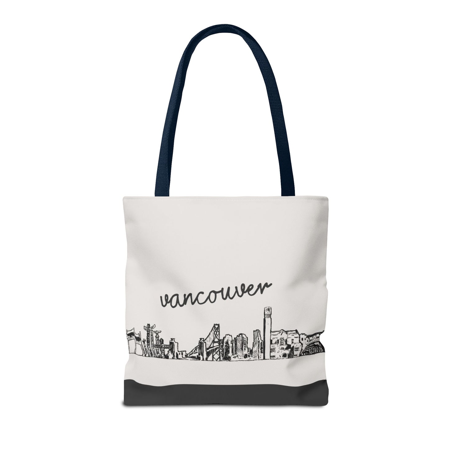Vancouver Travel Tote Bag – Lightweight Wanderlight Tote, Skyline Design, Durable Everyday Adventure Bag