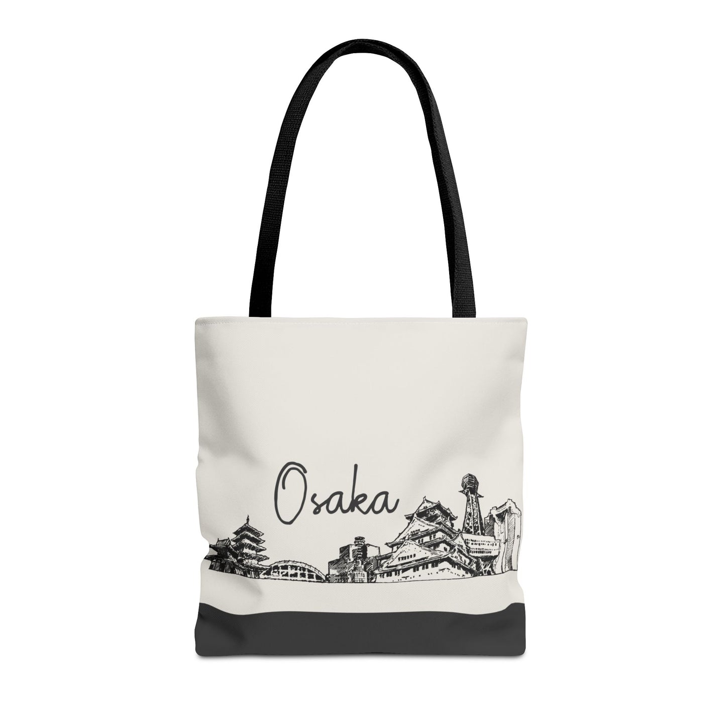 Osaka Travel Tote Bag – Lightweight Wanderlight Tote, Skyline Design, Durable Everyday Adventure Bag