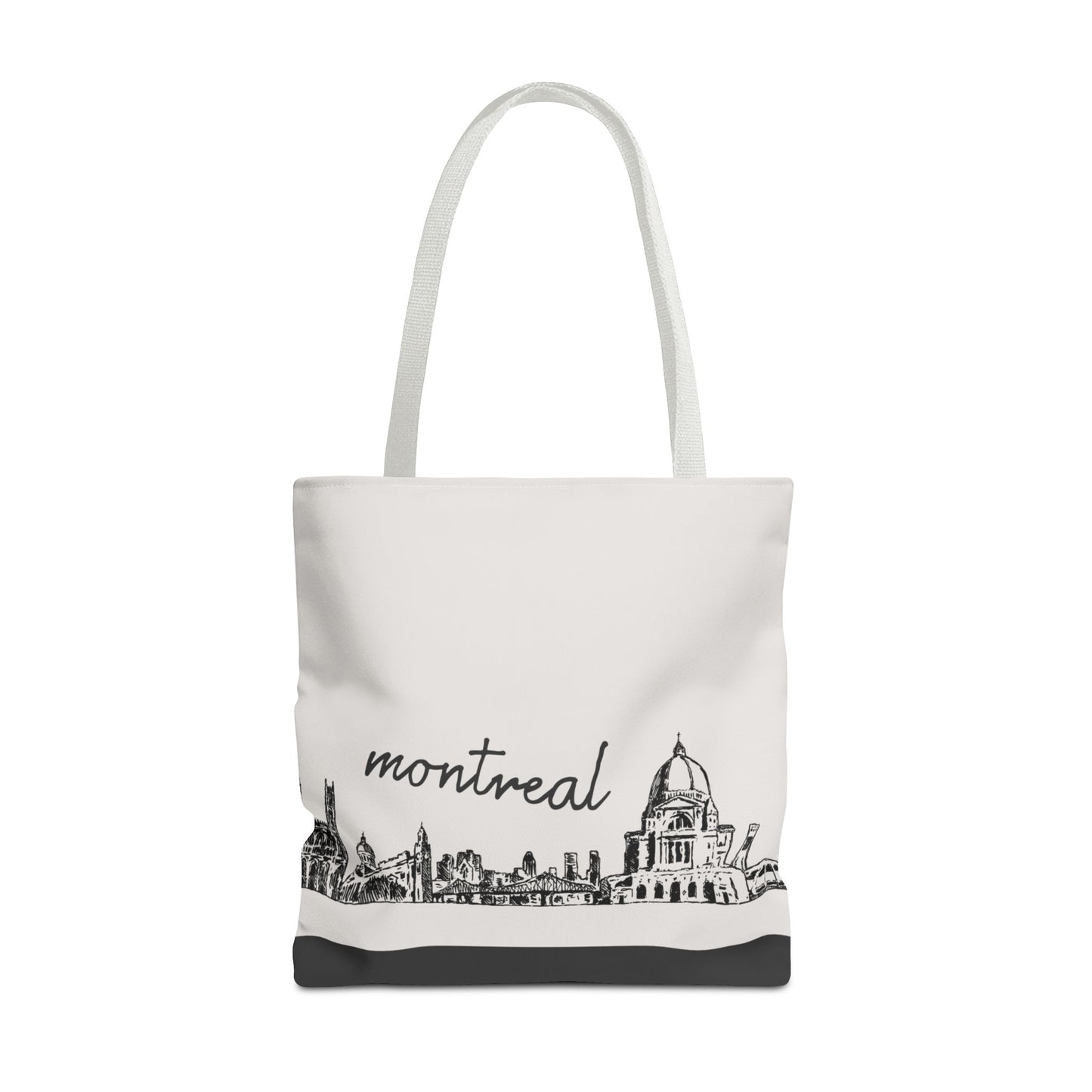 Montreal Travel Tote Bag – Lightweight Wanderlight Tote, Skyline Design, Durable Everyday Adventure Bag