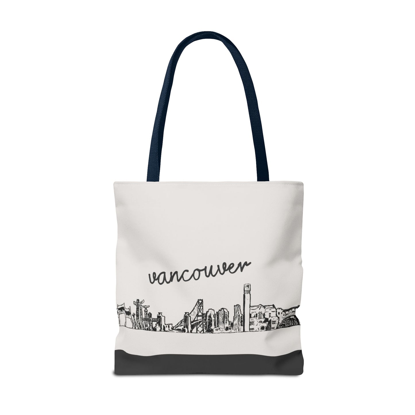 Vancouver Travel Tote Bag – Lightweight Wanderlight Tote, Skyline Design, Durable Everyday Adventure Bag