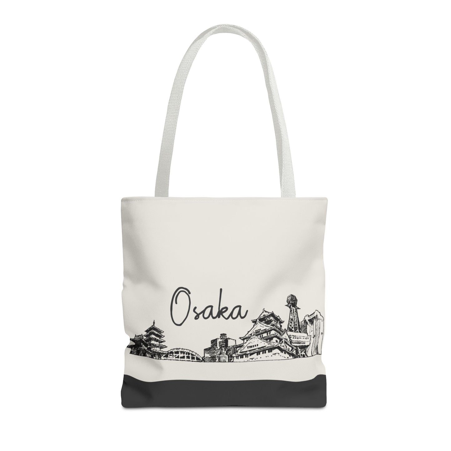 Osaka Travel Tote Bag – Lightweight Wanderlight Tote, Skyline Design, Durable Everyday Adventure Bag