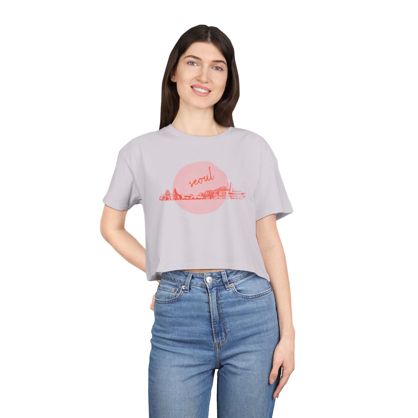 Seoul Destinations Unknown Funky Travel Tee – Soft Cotton Airport Outfit cropped Shirt for Wanderluster