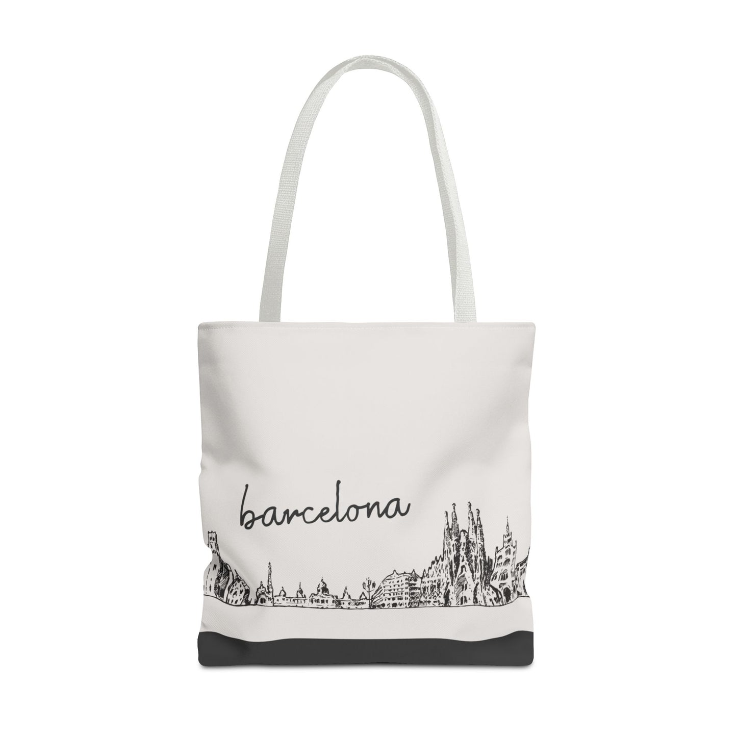 Barcelona Travel Tote Bag – Lightweight Wanderlight Tote, Skyline Design, Durable Everyday Adventure Bag