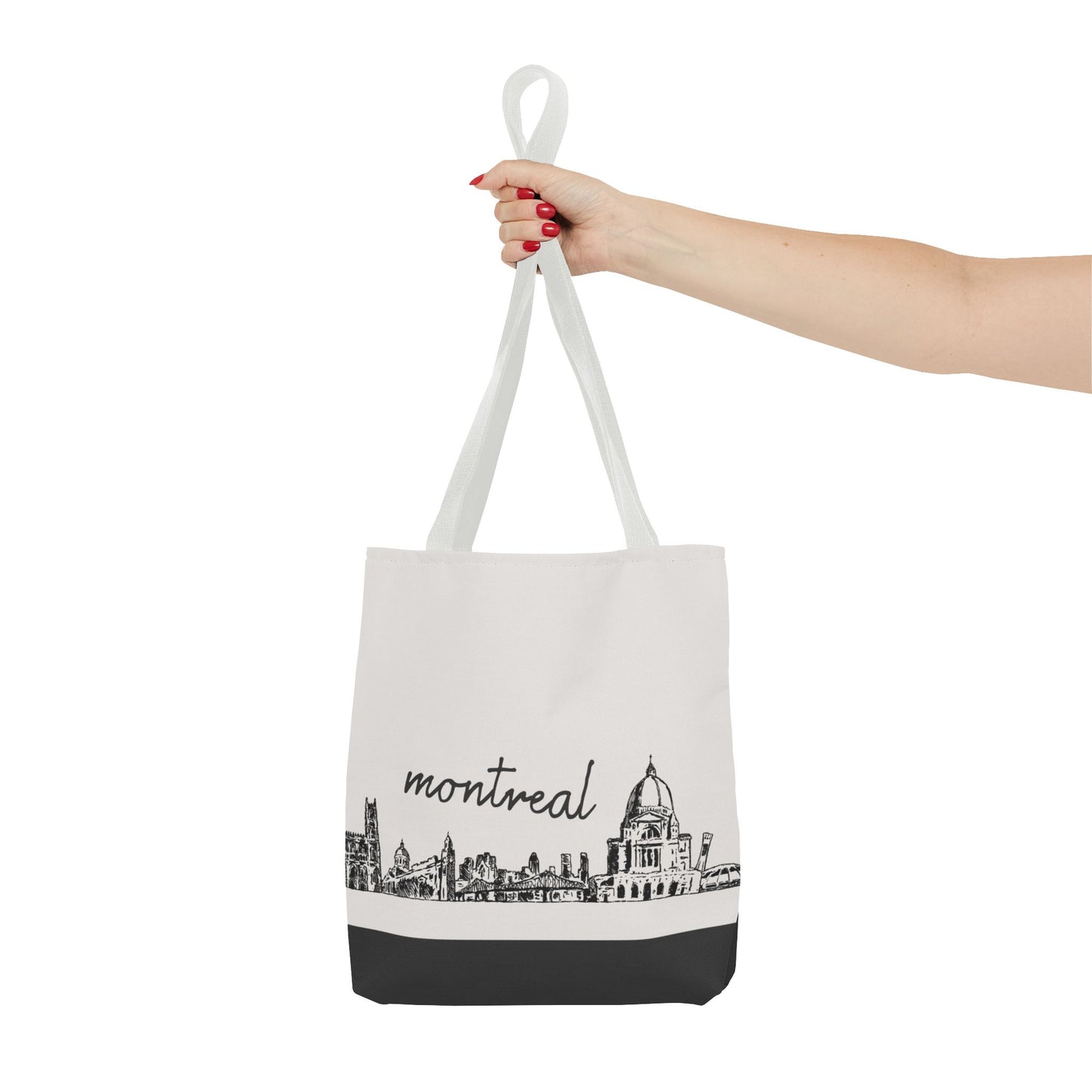 Montreal Travel Tote Bag – Lightweight Wanderlight Tote, Skyline Design, Durable Everyday Adventure Bag