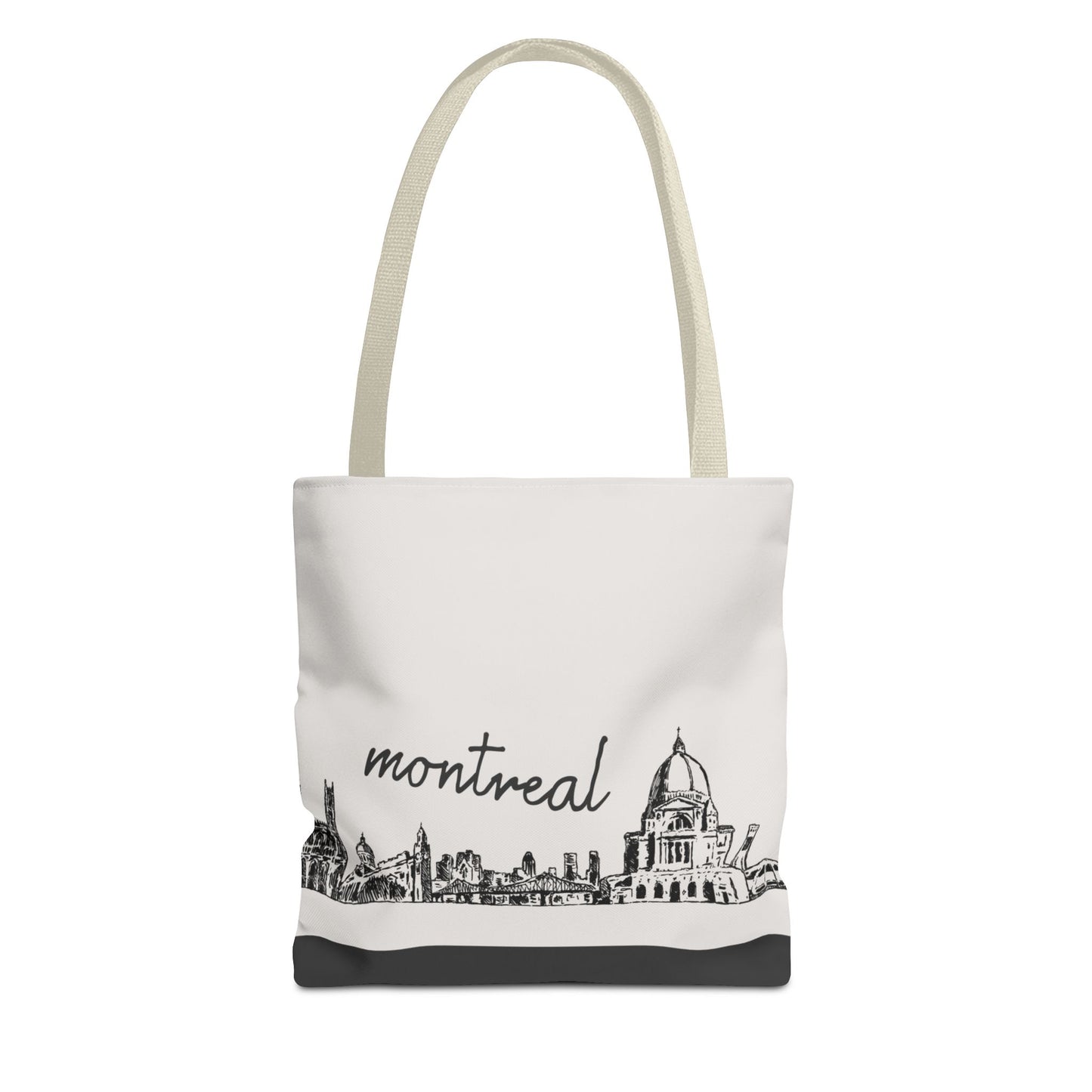 Montreal Travel Tote Bag – Lightweight Wanderlight Tote, Skyline Design, Durable Everyday Adventure Bag