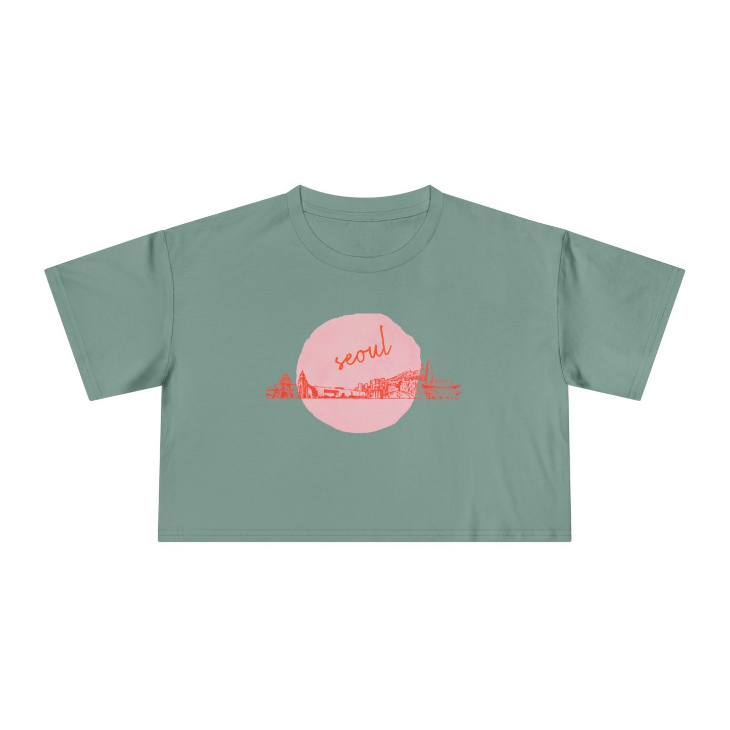 Seoul Destinations Unknown Funky Travel Tee – Soft Cotton Airport Outfit cropped Shirt for Wanderluster