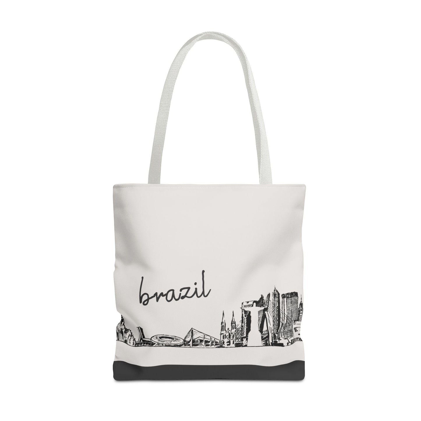 Brazil Travel Tote Bag – Lightweight Wanderlight Tote, Skyline Design, Durable Everyday Adventure Bag