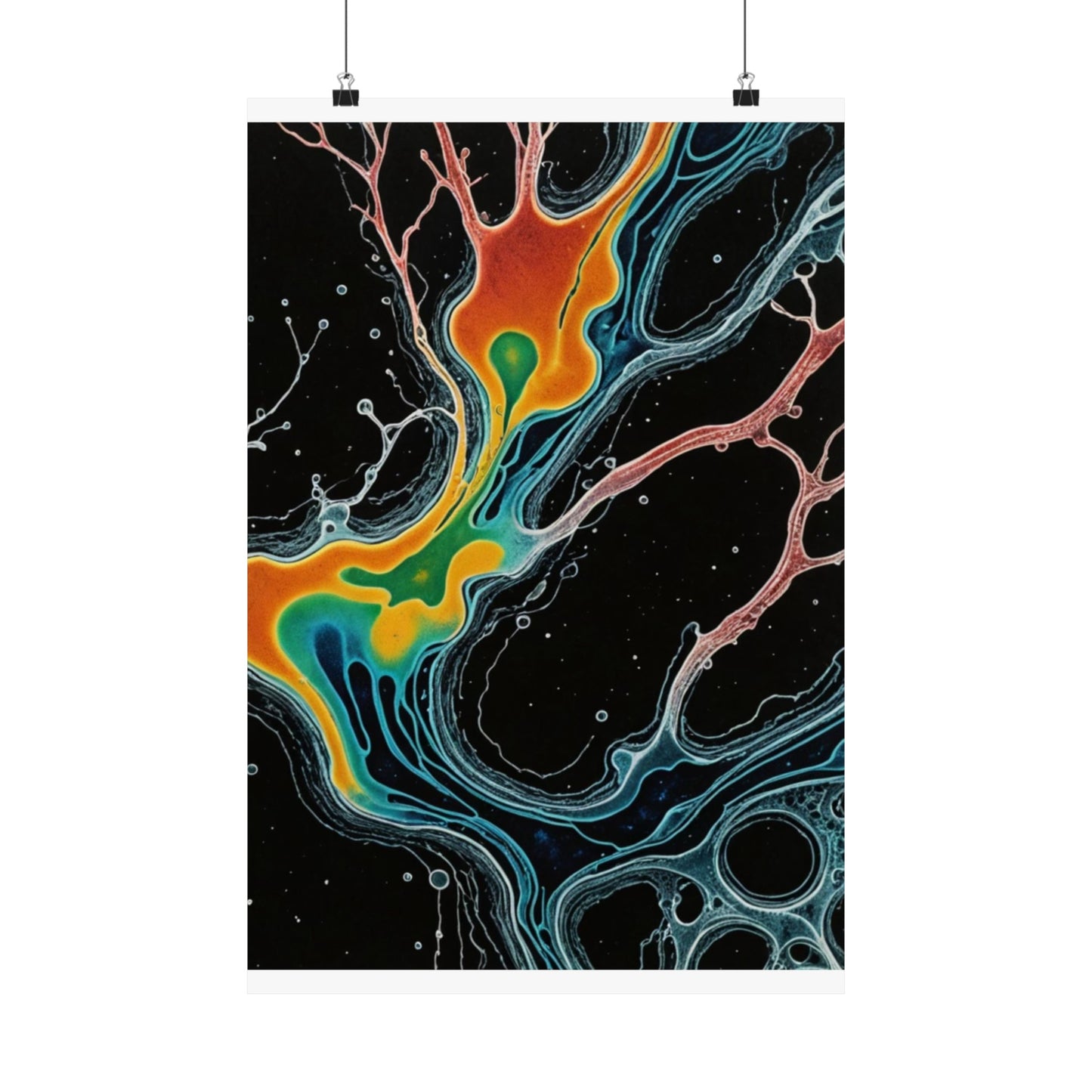 Synaptic Spectrum Matte Vertical Posters