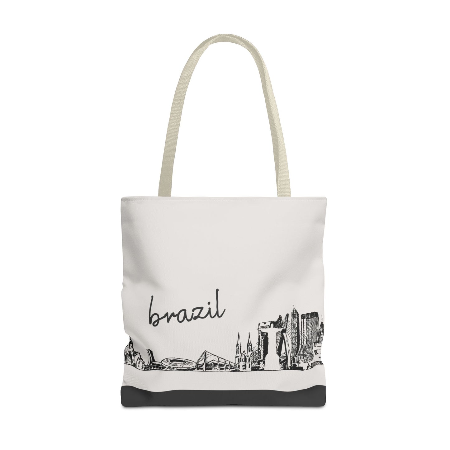Brazil Travel Tote Bag – Lightweight Wanderlight Tote, Skyline Design, Durable Everyday Adventure Bag