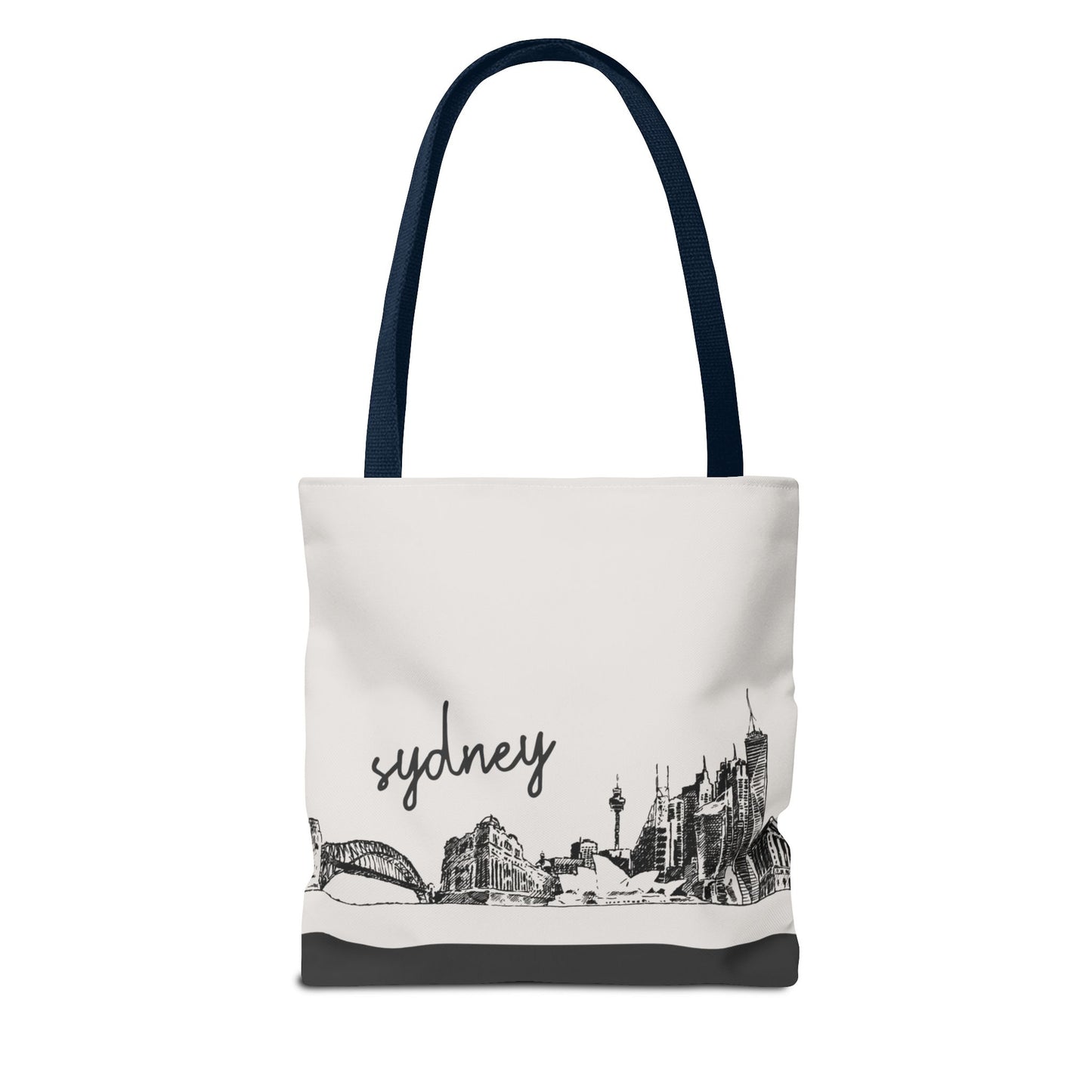 Sydney Travel Tote Bag – Lightweight Wanderlight Tote, Skyline Design, Durable Everyday Adventure Bag