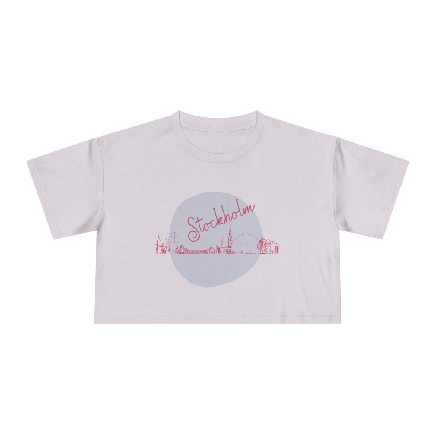 Stockholm Women's Crop Tee - Stylish City Life Top for Casual Outings