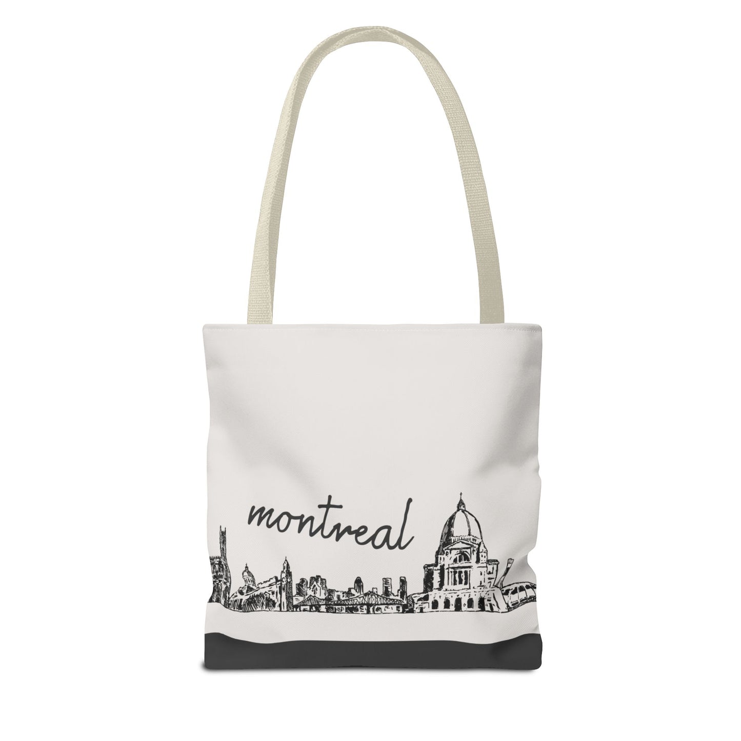 Montreal Travel Tote Bag – Lightweight Wanderlight Tote, Skyline Design, Durable Everyday Adventure Bag