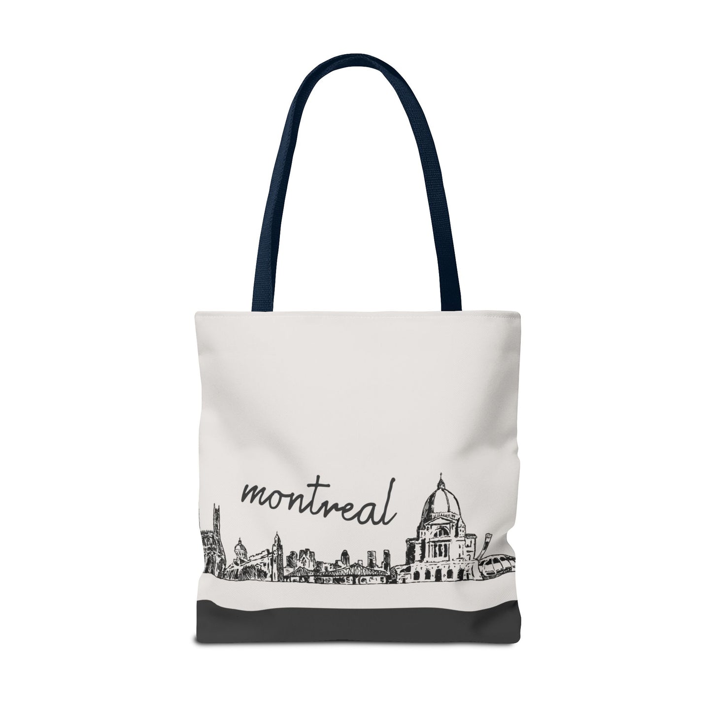 Montreal Travel Tote Bag – Lightweight Wanderlight Tote, Skyline Design, Durable Everyday Adventure Bag