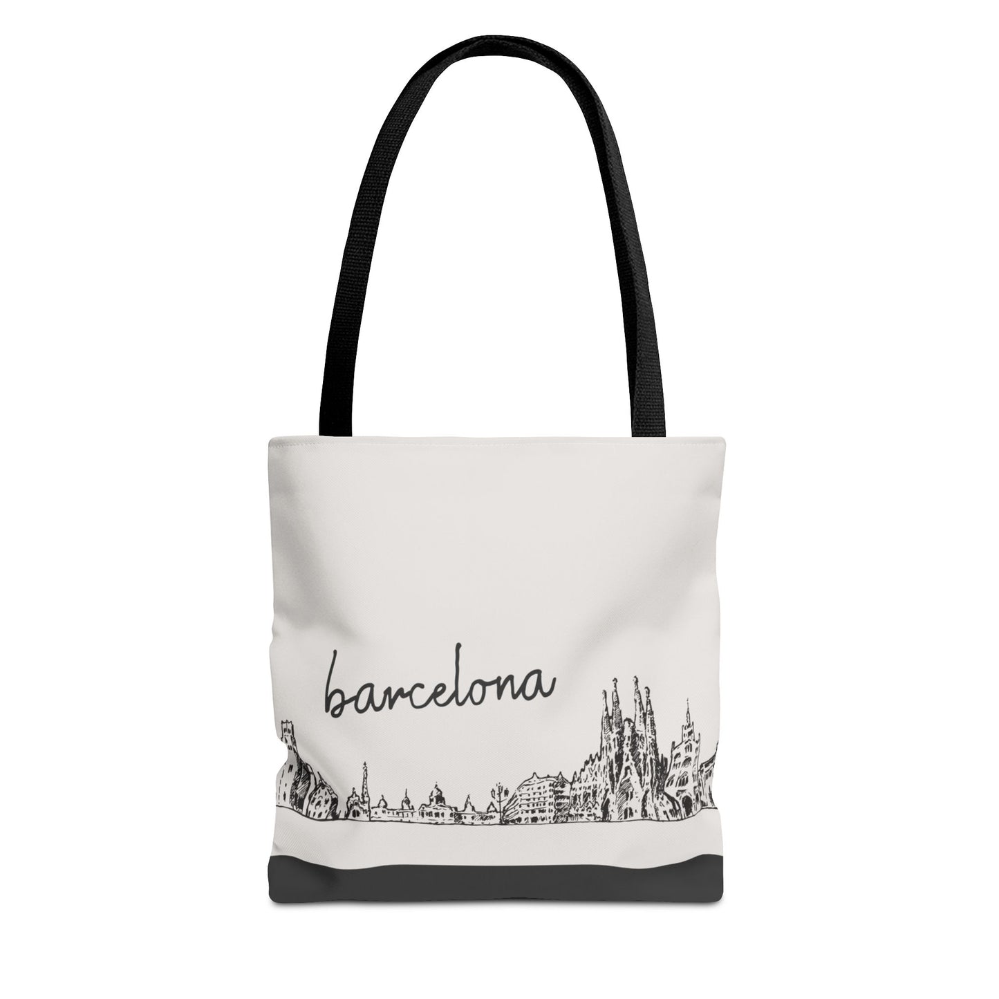 Barcelona Travel Tote Bag – Lightweight Wanderlight Tote, Skyline Design, Durable Everyday Adventure Bag