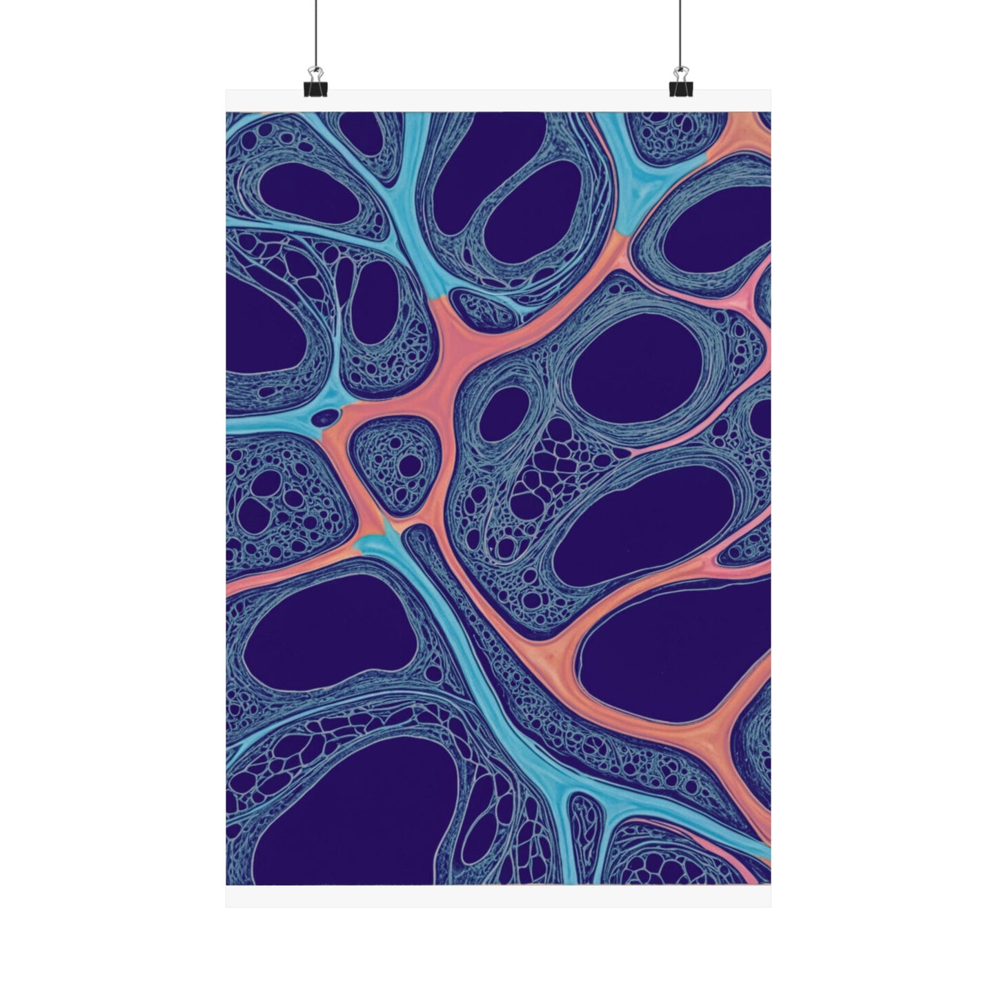 Techno Tendons Matte Vertical Posters