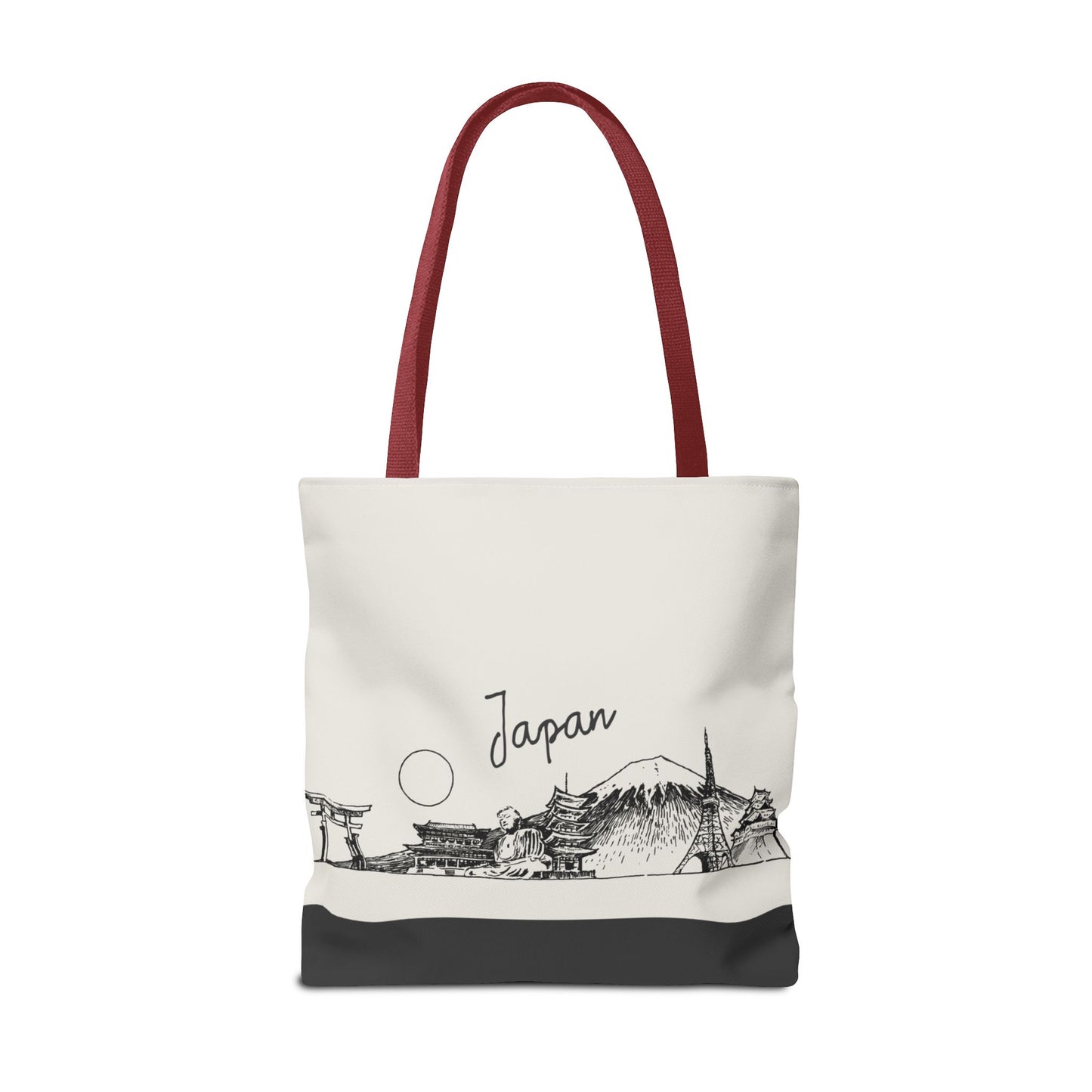 Japan Travel Tote Bag – Lightweight Wanderlight Tote, Skyline Design, Durable Everyday Adventure Bag