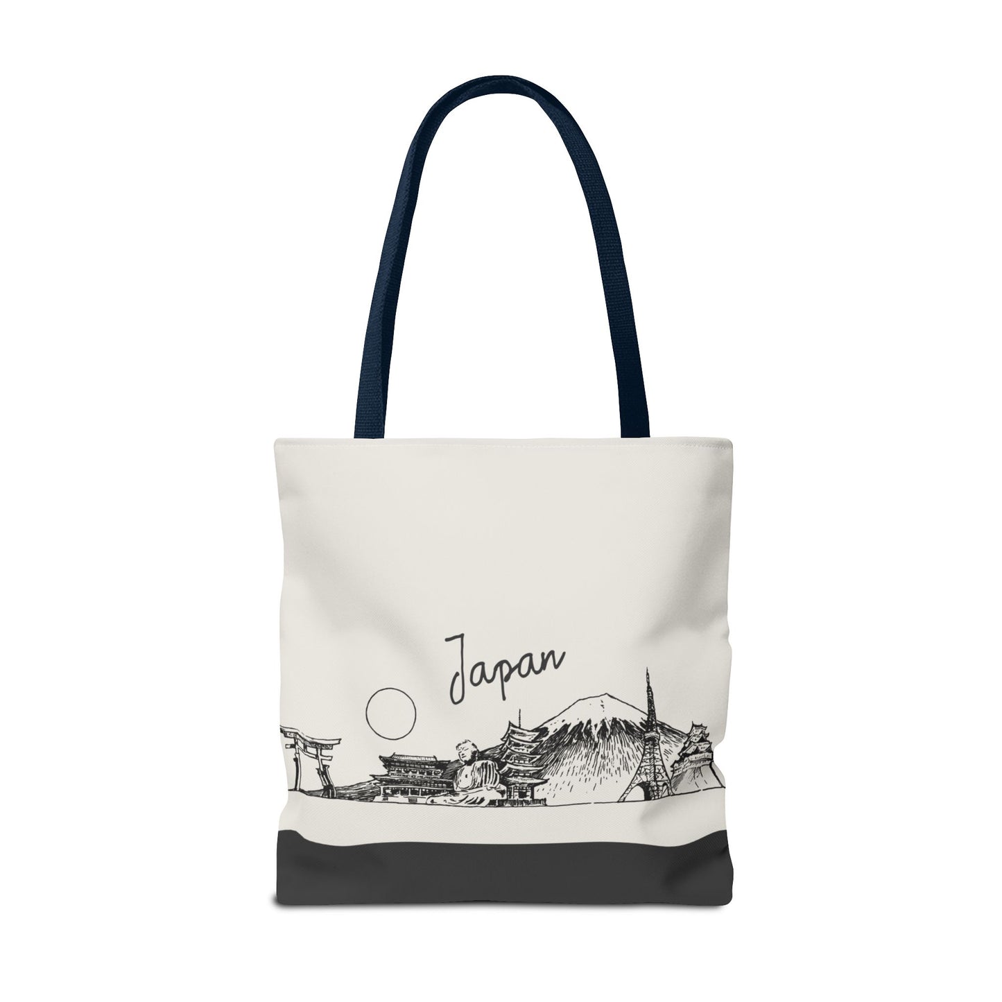 Japan Travel Tote Bag – Lightweight Wanderlight Tote, Skyline Design, Durable Everyday Adventure Bag