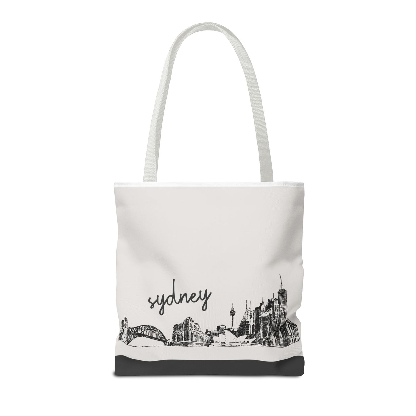 Sydney Travel Tote Bag – Lightweight Wanderlight Tote, Skyline Design, Durable Everyday Adventure Bag
