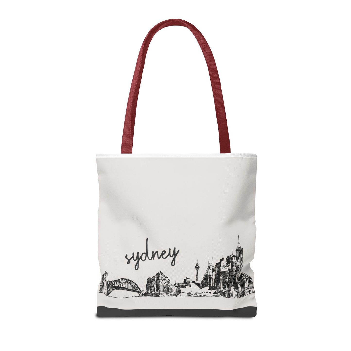 Sydney Travel Tote Bag – Lightweight Wanderlight Tote, Skyline Design, Durable Everyday Adventure Bag