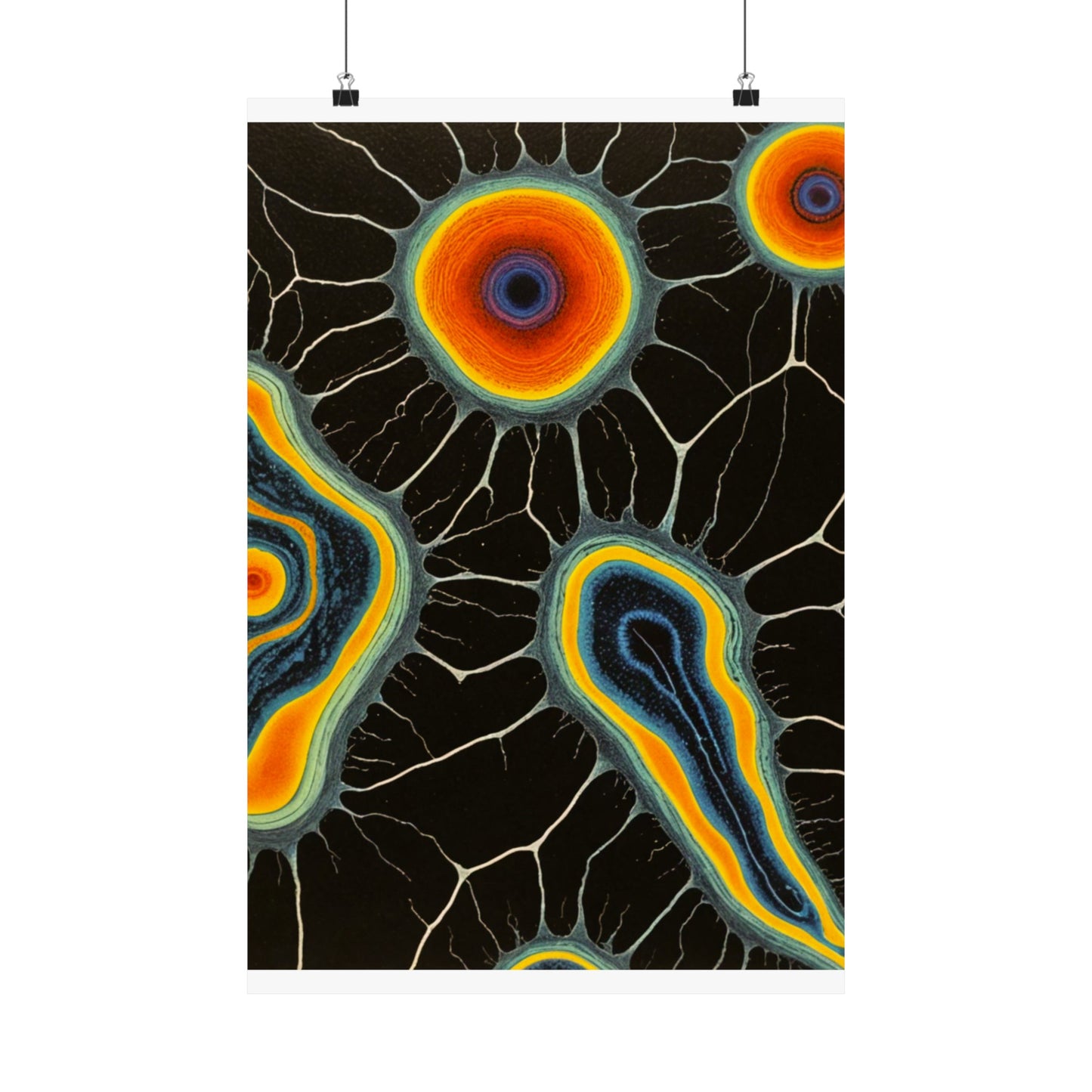 Technicolor Tissues Matte Vertical Posters