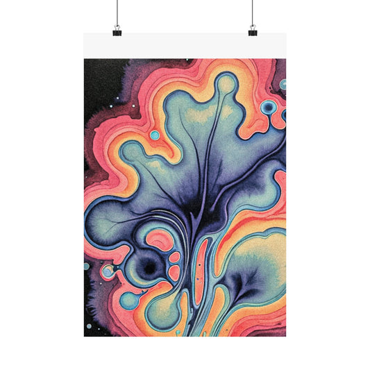 Bioluminescent Botany Matte Vertical Posters