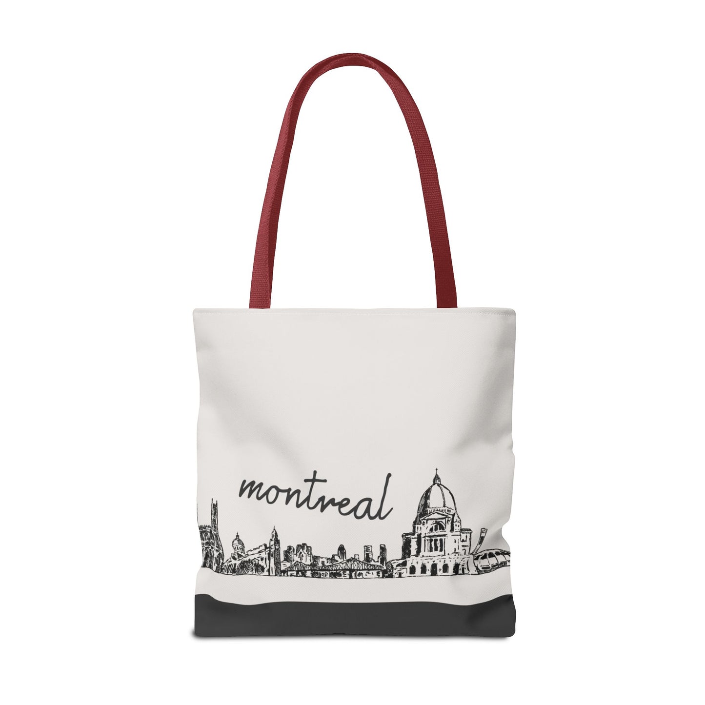 Montreal Travel Tote Bag – Lightweight Wanderlight Tote, Skyline Design, Durable Everyday Adventure Bag