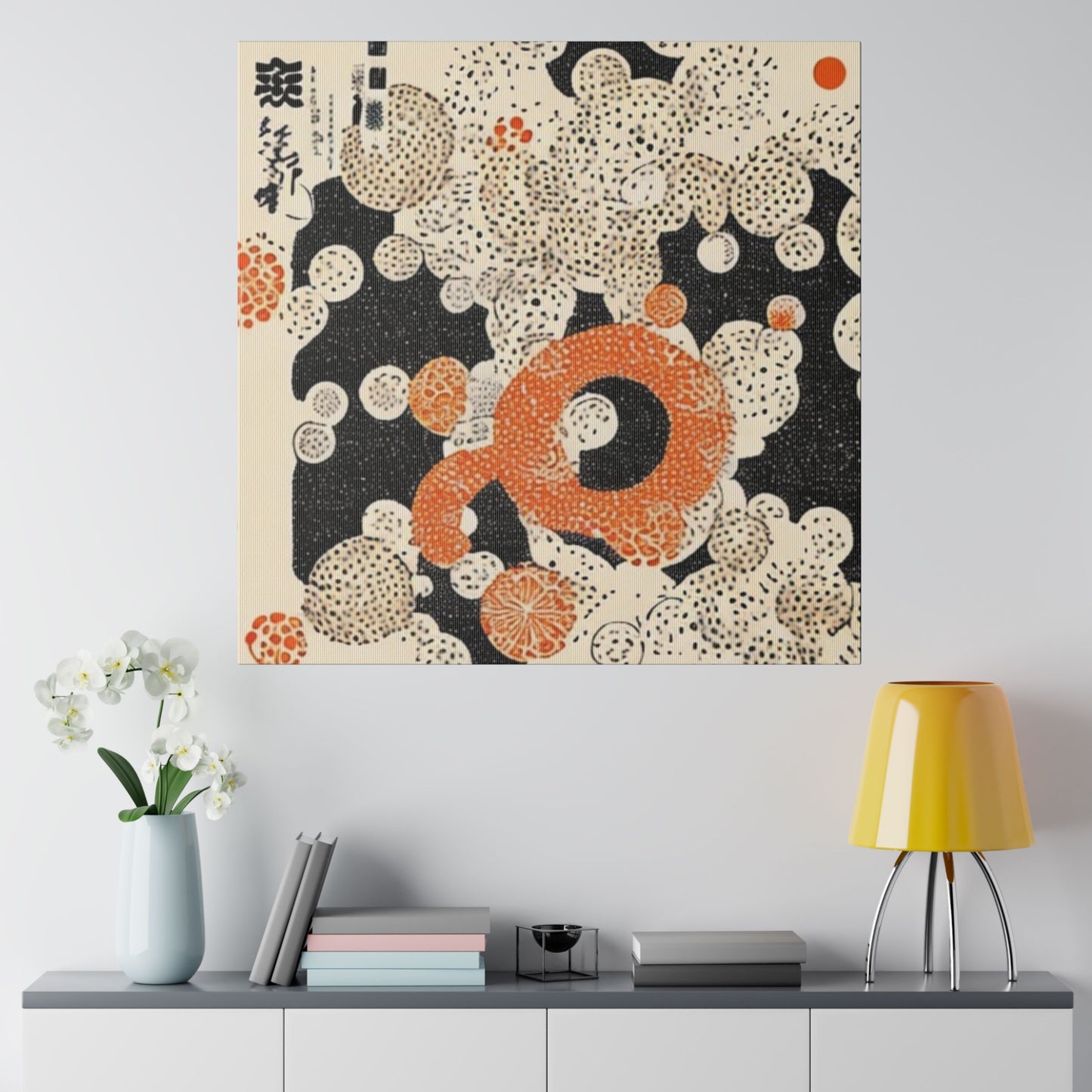 Japandi Retro Style Wall Art onMatte Canvas