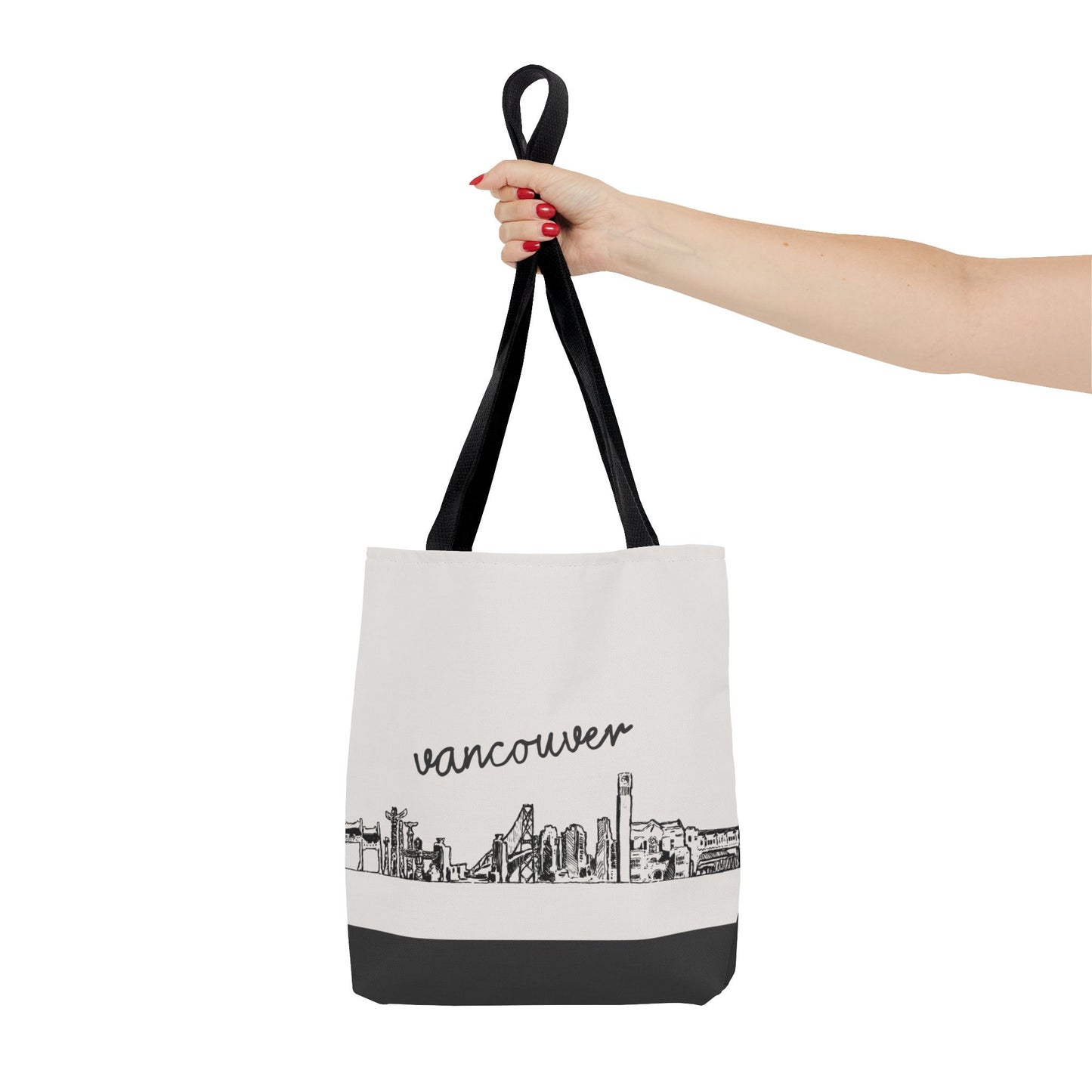 Vancouver Travel Tote Bag – Lightweight Wanderlight Tote, Skyline Design, Durable Everyday Adventure Bag