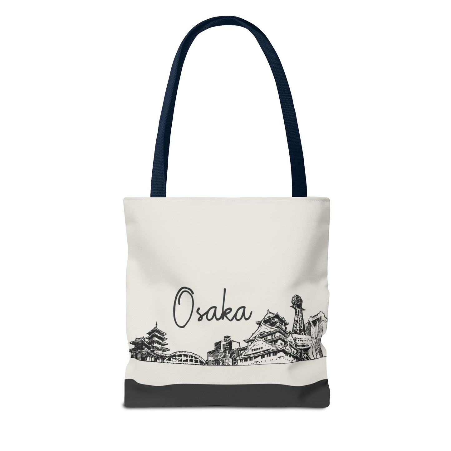 Osaka Travel Tote Bag – Lightweight Wanderlight Tote, Skyline Design, Durable Everyday Adventure Bag