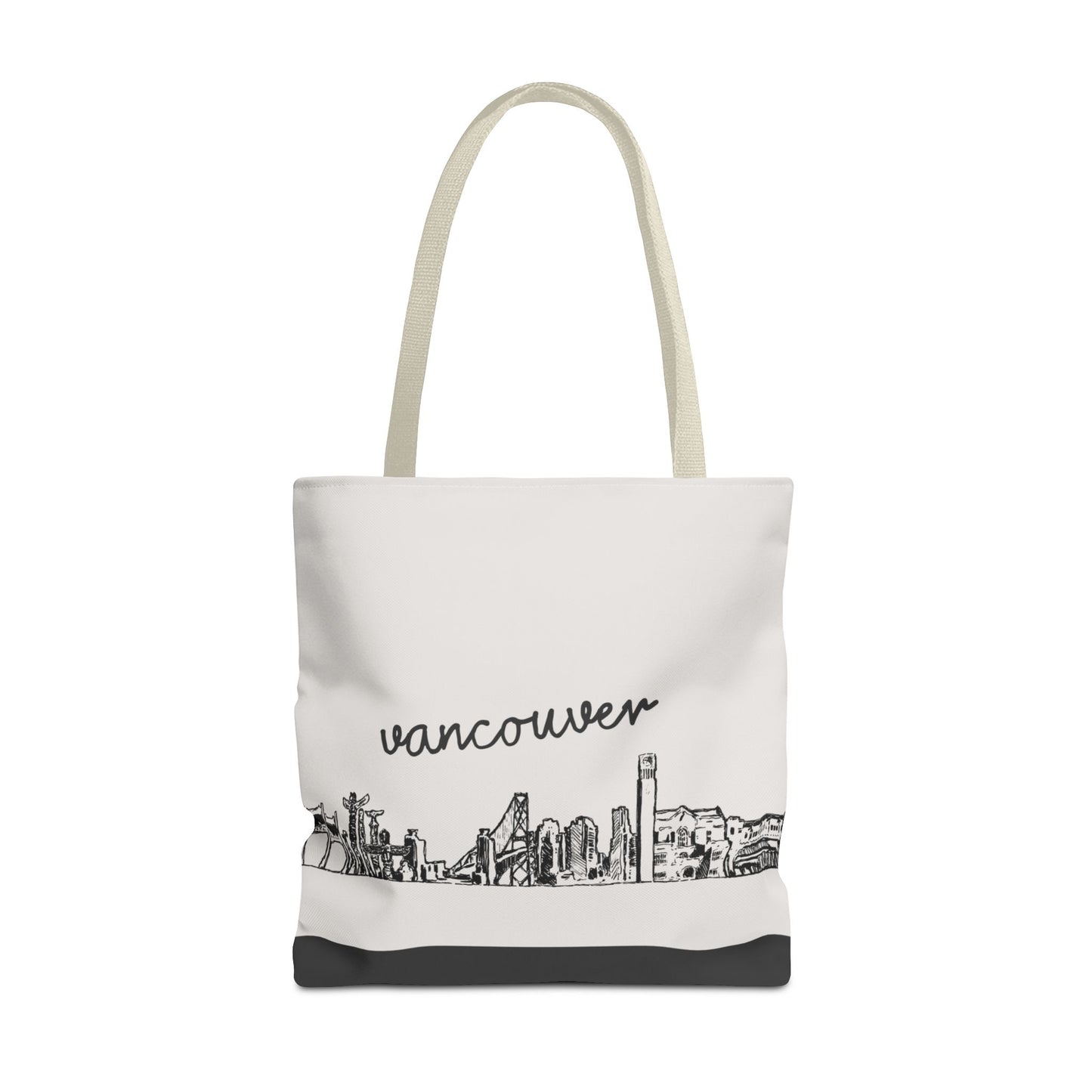Vancouver Travel Tote Bag – Lightweight Wanderlight Tote, Skyline Design, Durable Everyday Adventure Bag