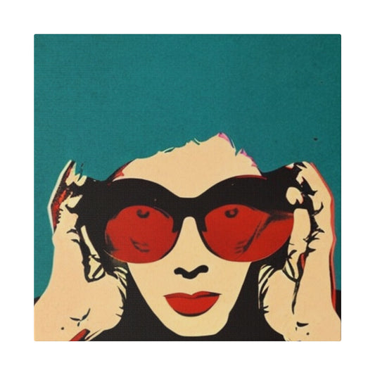 Eclectic Granny: Pop Art Canvas Wall Art