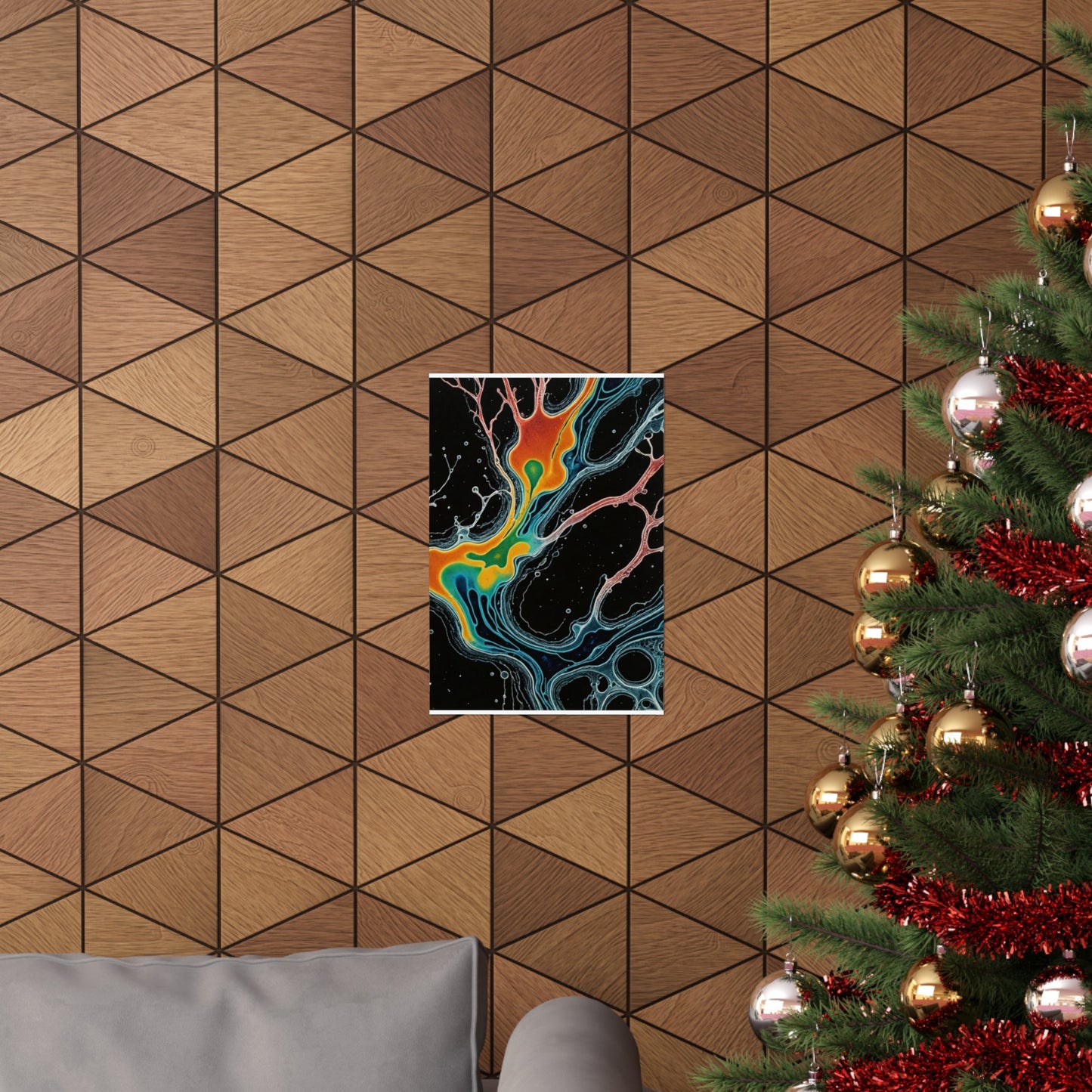 Synaptic Spectrum Matte Vertical Posters