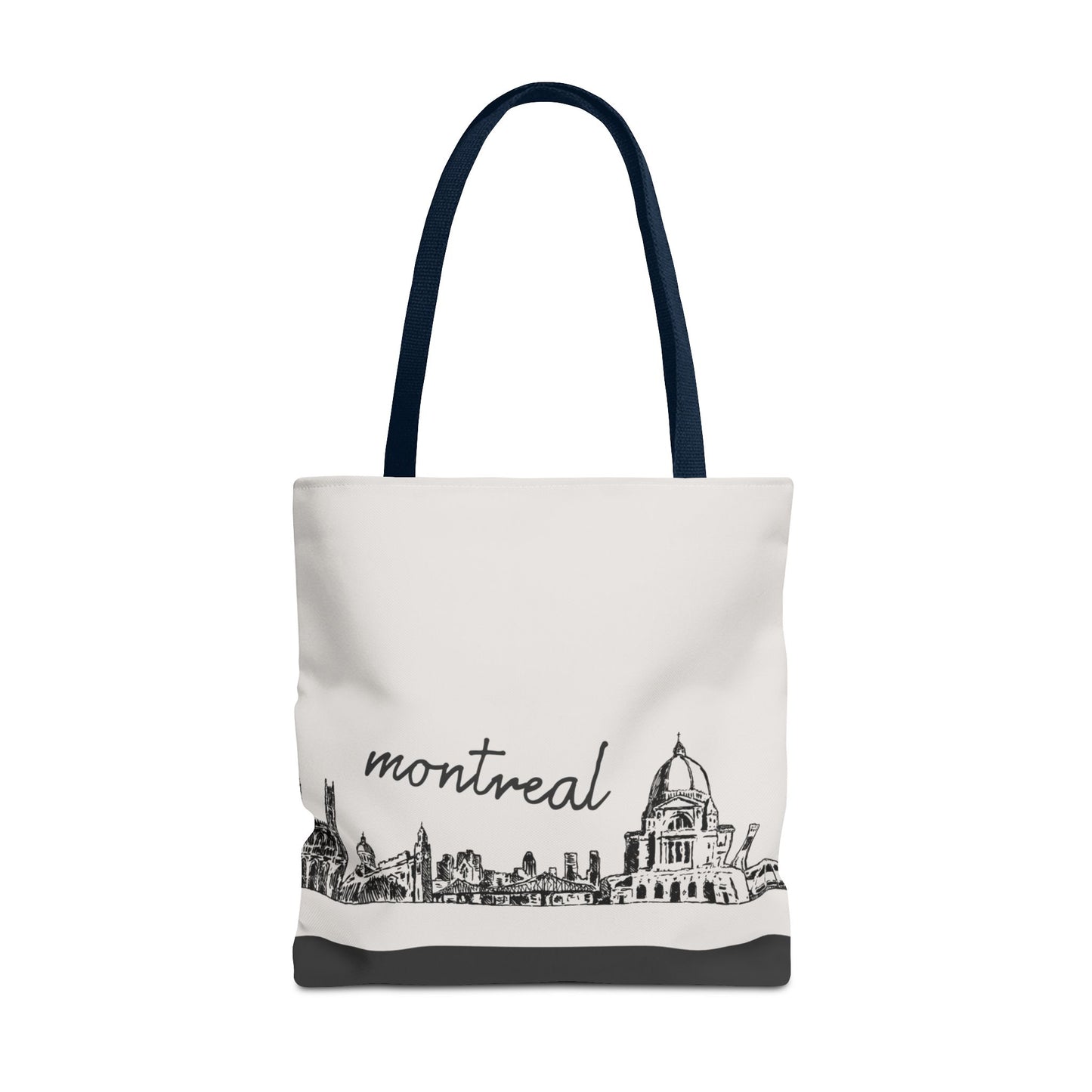 Montreal Travel Tote Bag – Lightweight Wanderlight Tote, Skyline Design, Durable Everyday Adventure Bag