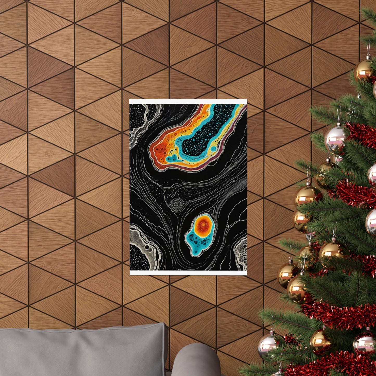 Cellular Symphony Matte Vertical Posters