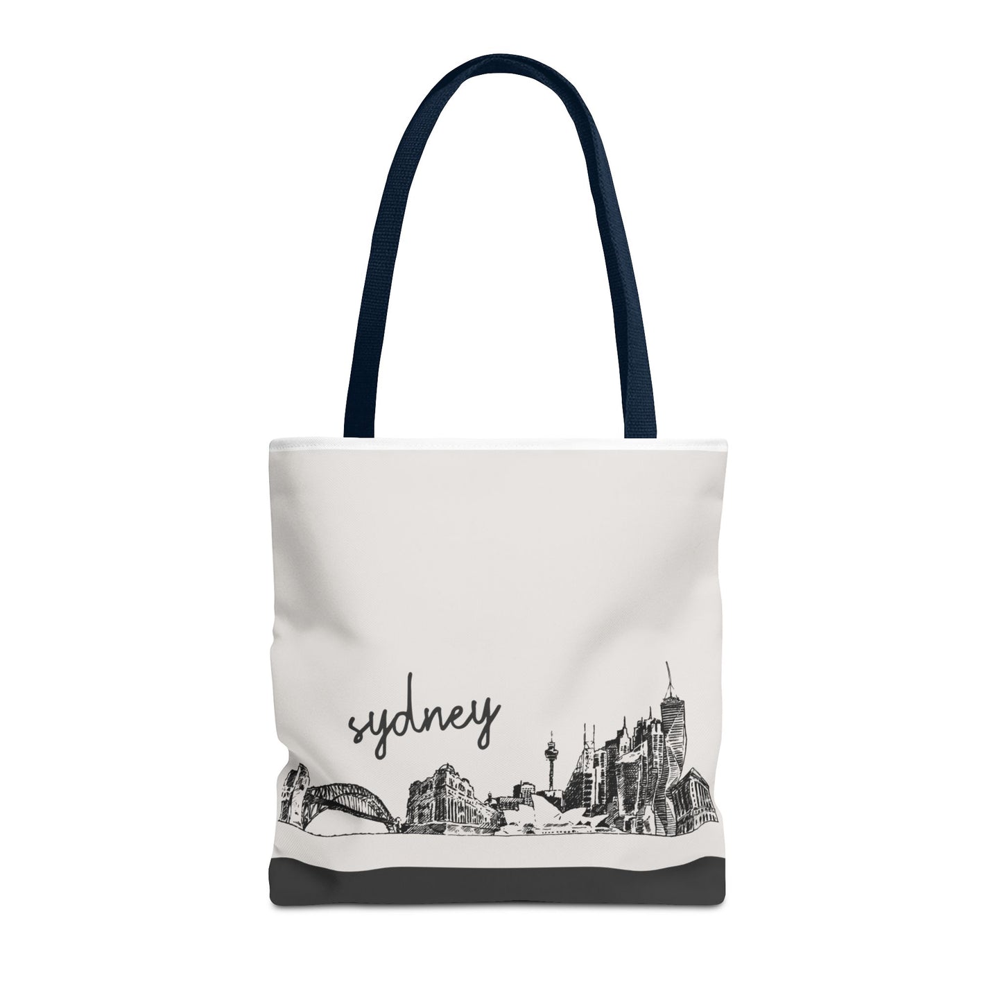 Sydney Travel Tote Bag – Lightweight Wanderlight Tote, Skyline Design, Durable Everyday Adventure Bag