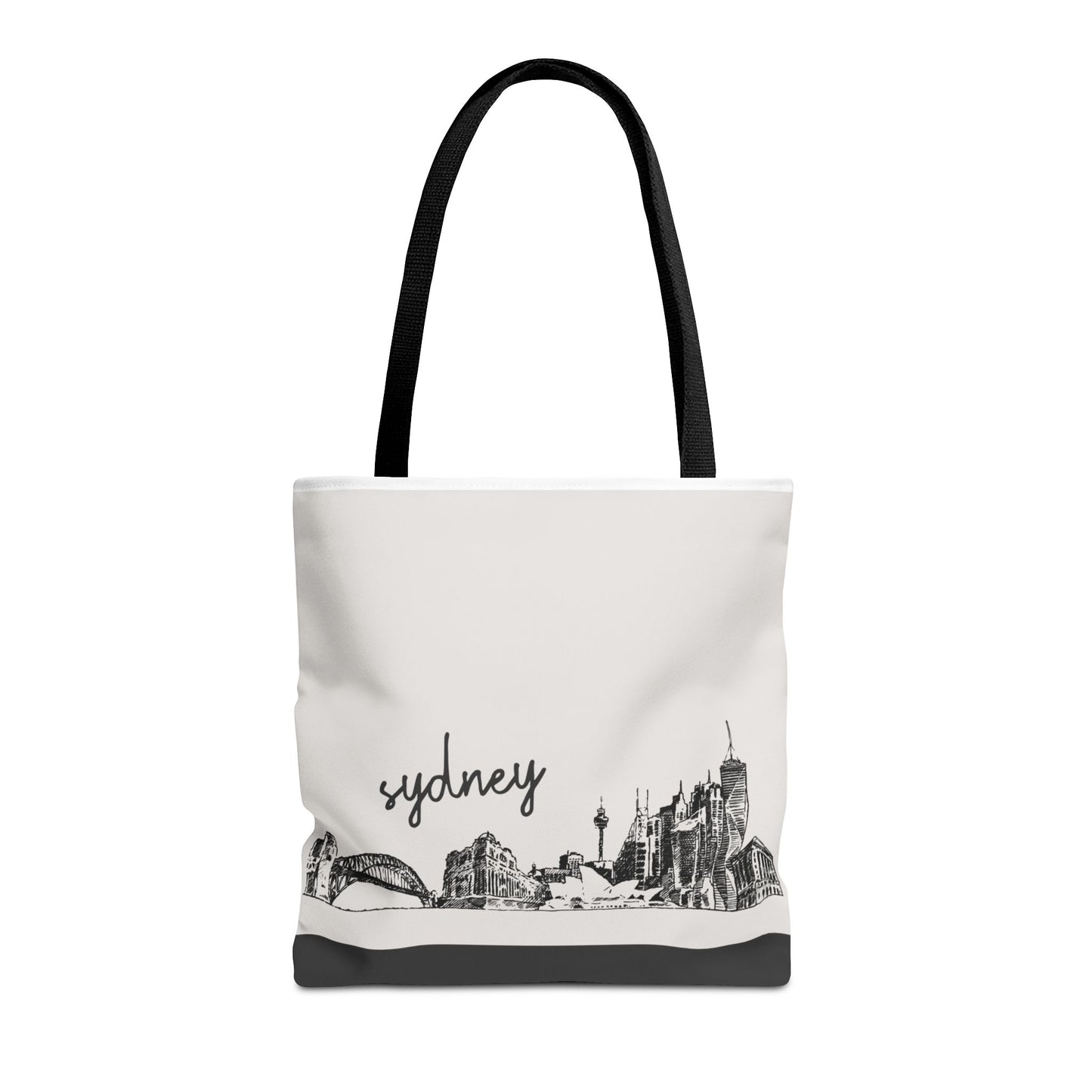 Sydney Travel Tote Bag – Lightweight Wanderlight Tote, Skyline Design, Durable Everyday Adventure Bag