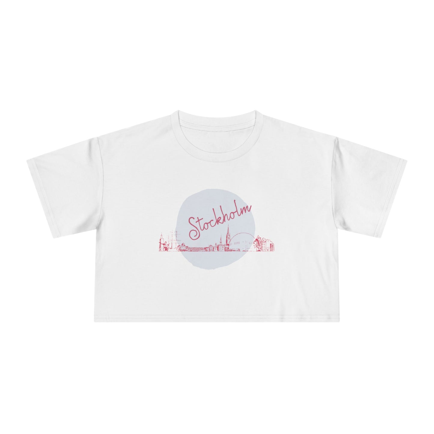 Stockholm Women's Crop Tee - Stylish City Life Top for Casual Outings