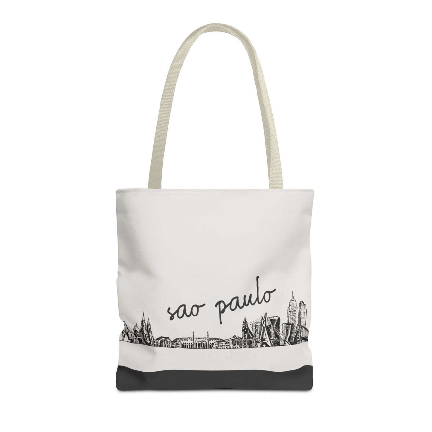 São Paulo Travel Tote Bag – Lightweight Wanderlight Tote, Skyline Design, Durable Everyday Adventure Bag