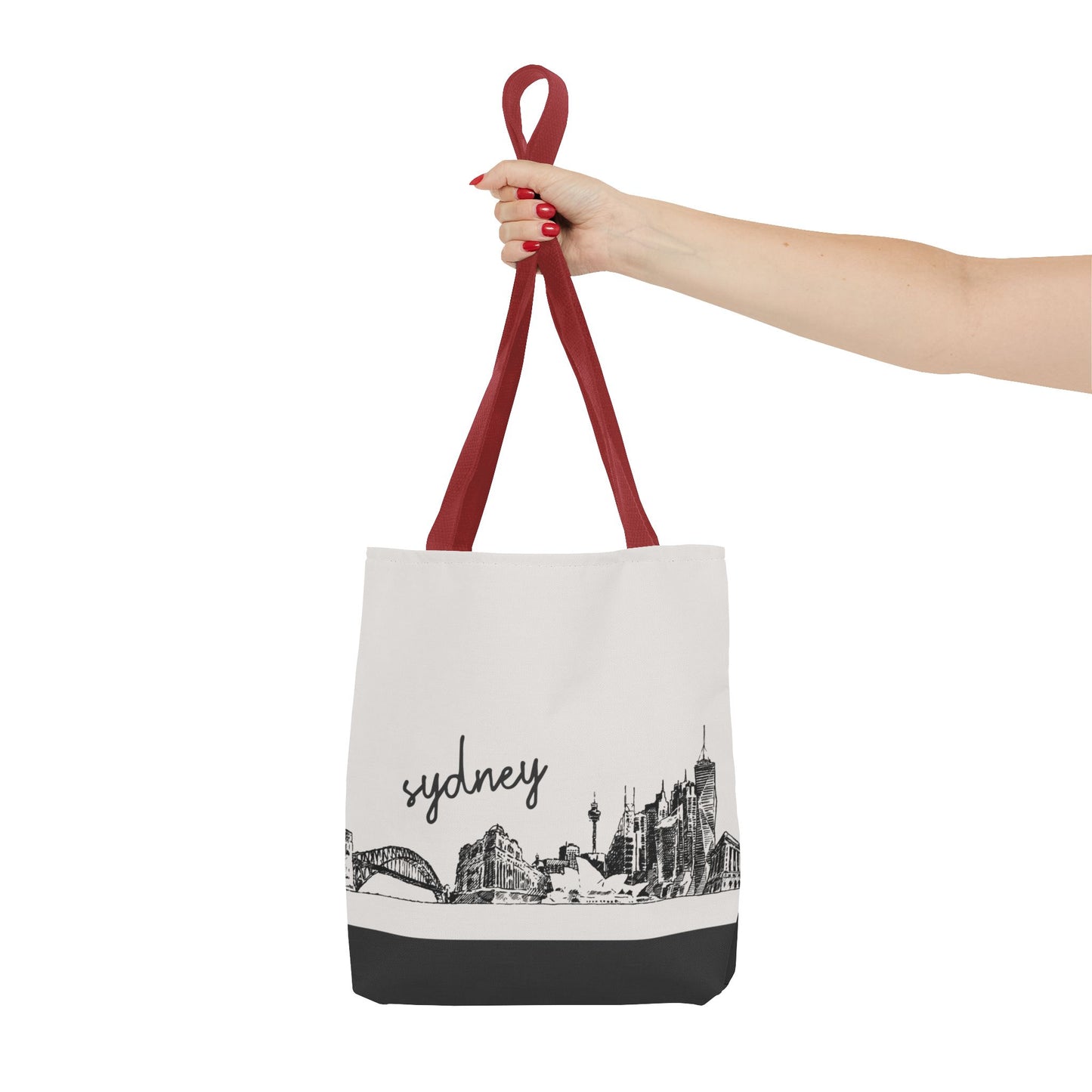 Sydney Travel Tote Bag – Lightweight Wanderlight Tote, Skyline Design, Durable Everyday Adventure Bag