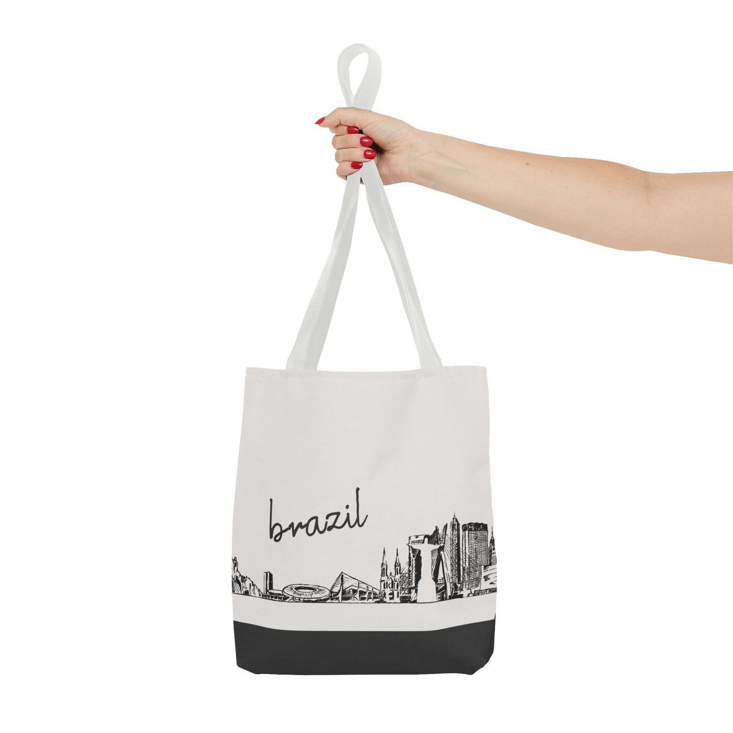 Brazil Travel Tote Bag – Lightweight Wanderlight Tote, Skyline Design, Durable Everyday Adventure Bag